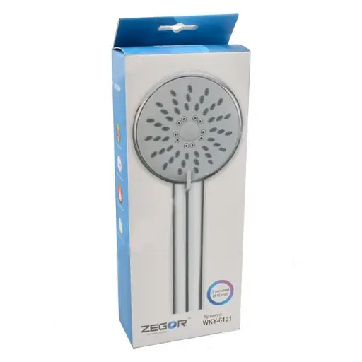 Воронка душевая Zegor/Troya WKY-6101 пластик 3 режима Хром 30412 - фото 2