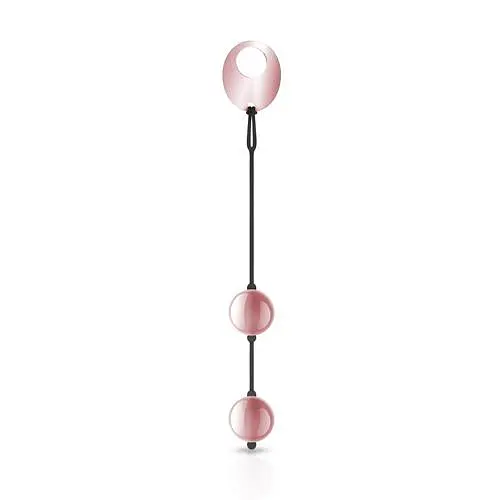 Вагінальні кульки Rosy Gold Nouveau Kegel Balls, 2.8 см, золотистий - фото 4