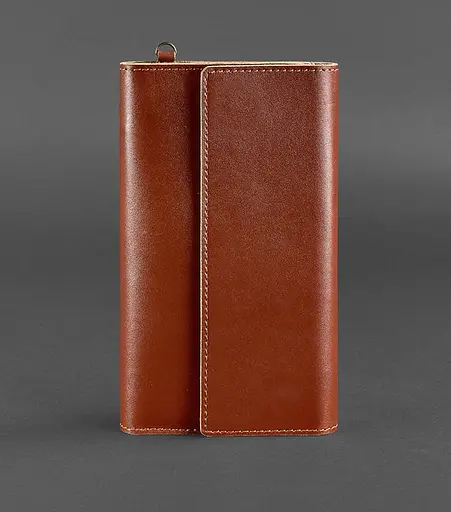 Кожаный клатч-органайзер (Тревел-Кейс) 5.1 светло-коричневый - фото 1