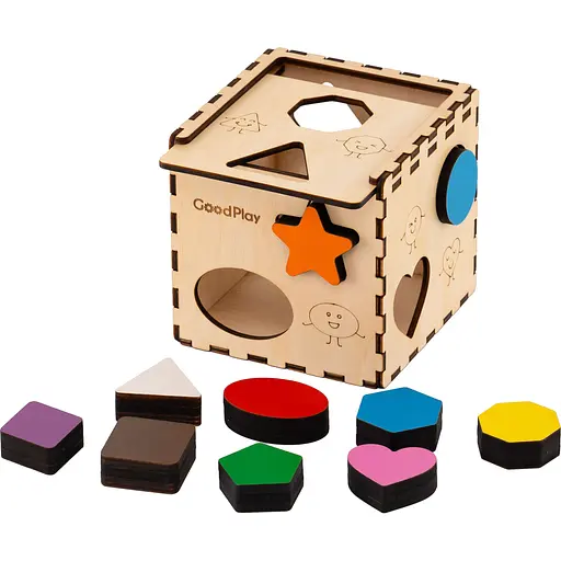 Кубик-сортер GoodPlay Весела фігурка (CUB-4-001) - фото 3