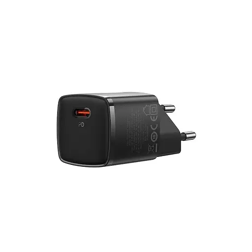 Мережевий зарядний пристрій Baseus Cube Pro Fast Charger 1C 30W EU чорний - фото 3
