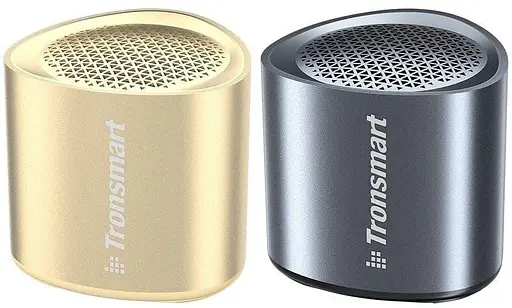 Портативна акустика Tronsmart Nimo Mini Speaker Polar Black + Nimo Mini Speaker Gold - фото 1