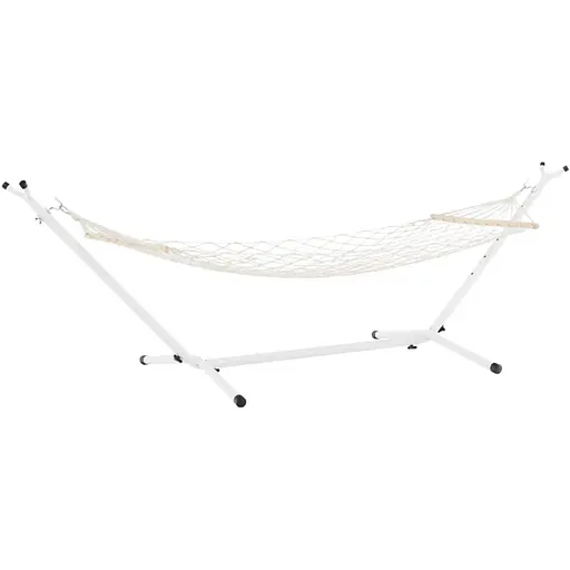 Гамак плетений Jumi Garden з планкою білий - фото 4