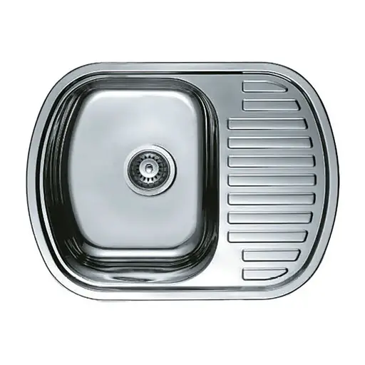 Кухонна мийка Haiba 63x49 satin HB0552, Нержавіюча сталь - фото 1