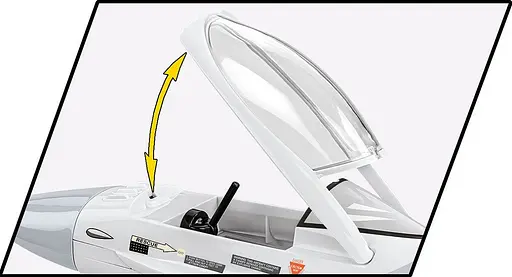 Конструктор Самолет истребитель F-16AM Fighting Falcon COBI 5896 - фото 4