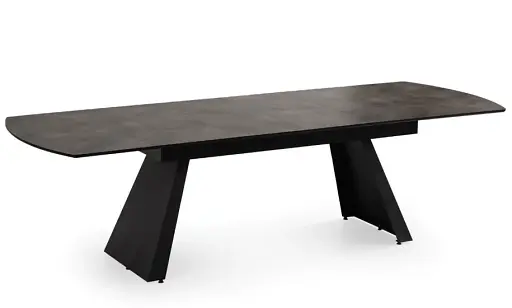 Стол раскладной 2000/2800x1000x780 Retro графит - фото 4