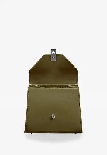 Жіноча шкіряна сумка Futsy Оливкова - фото 4