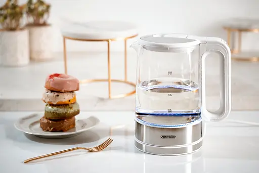 Электрочайник Mesko MS 1301 white 1850-2200Вт 1.7л - фото 9