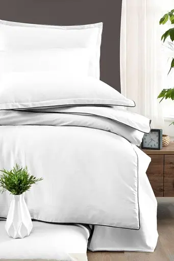 Постільна білизна Lucca White Сатин Делюкс La Romano pbe0051012 - фото 2