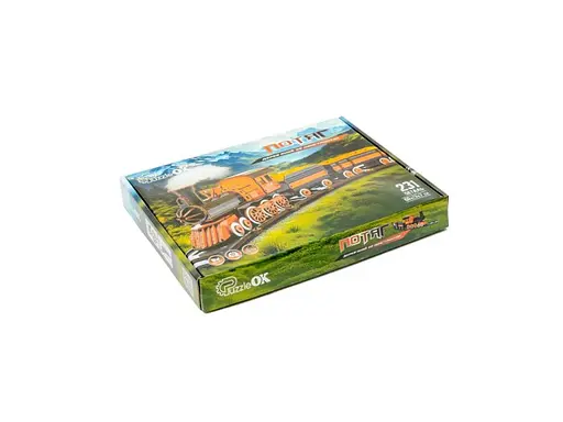 Деревянный 3D конструктор Поезд, PuzzleOk (Puz-00924), 231 дет. - фото 3