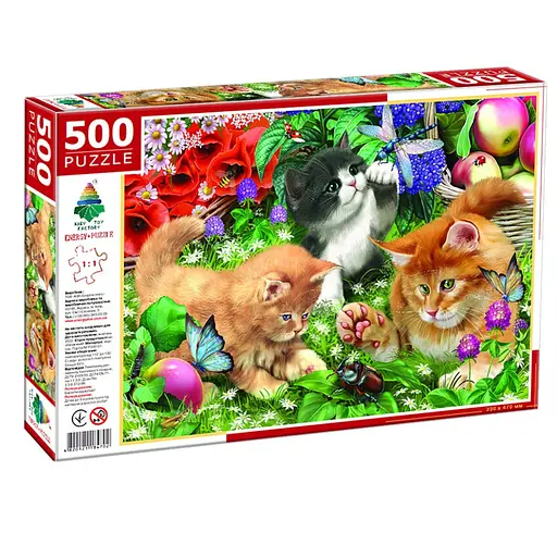 Дитячий пазл Кошенята та Жучки 84702, 500 елементів