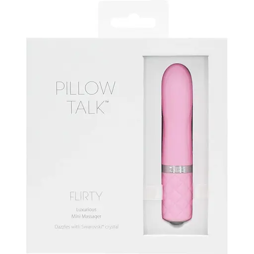 Розкішний вібратор Pillow Talk - Flirty Pink з кристалом Сваровські - фото 8