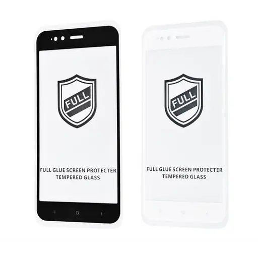 Захисне скло Full Glue HQ Xiaomi Mi A1/Mi5X без упаковки black