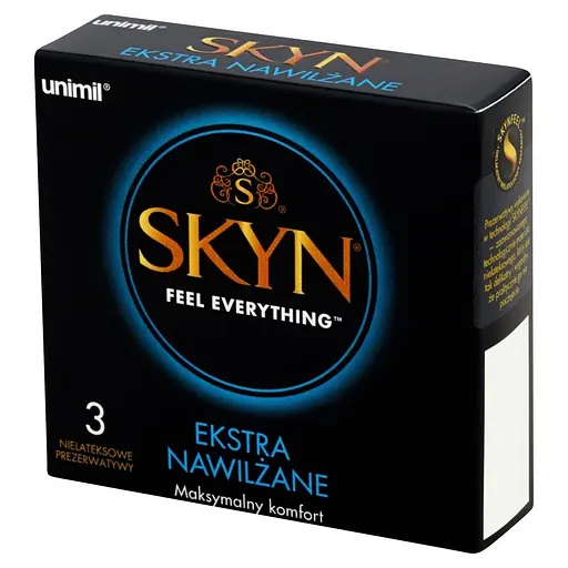 Презервативы Unimil Skyn Ekstra Nawilżane безлатексные 3 шт.