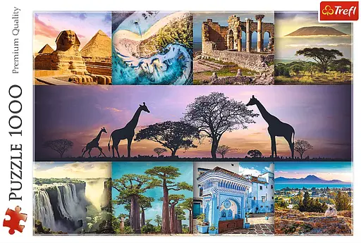 Пазл Колаж: Африка - 1000 елементів Trefl 10792 - фото 3