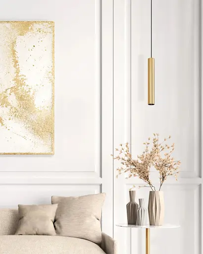 Подвесной светильник Goldlux 326140 Lungomare GU10 1x10W IP20 Золотой - фото 2