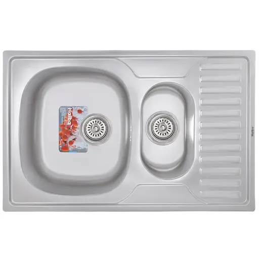 Кухонная мойка Haiba 78x50 Armonia satin HB0650, Нержавеющая сталь - фото 1