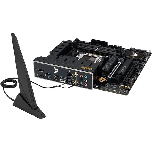 Материнская плата Asus TUF Gaming B650M-PLUS WIFI sAM5 B650 4xDDR5 M.2 HDMI DP WiFi BT mATX - фото 7