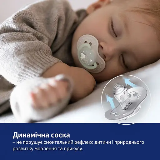 Пустушка LOVI Night&Day Girl Hedgehog силіконова динамічна 6-18 міс. 2 шт. (22/930) - фото 12