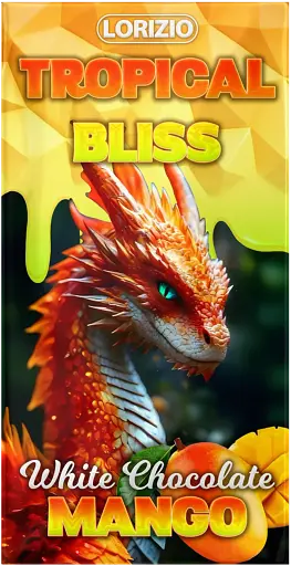 Шоколад Lorizio з манго білий "TROPICAL BLISS MANGO" 100 г - фото 1