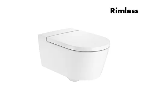 Унитаз подвесной Roca Inspira Round A346527000, Белый - фото 1