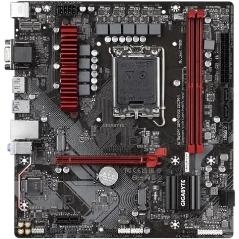 Материнская плата Gigabyte LGA1700, B760M Gaming DDR4, B760, 2xDDR4, Int.Video (CPU), 4xSATA3, 2xM.2, 1xPCI-E 16x 4.0, 1xPCI-E 1x 3.0, Real 6xUSB3.2/6xUSB2.0, VGA/HDMI/DP, MicroATX