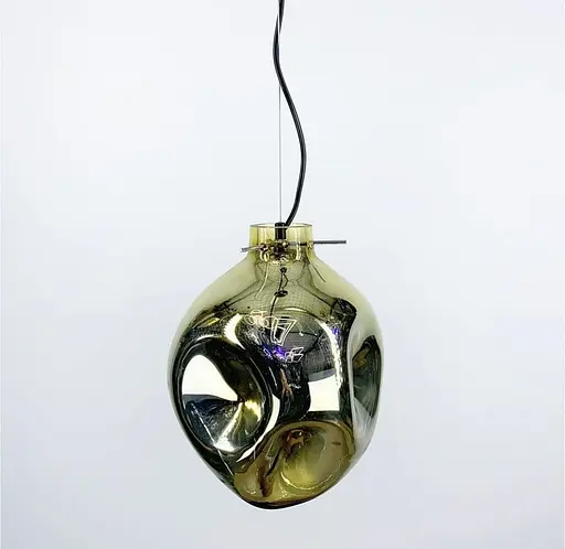 Подвесной светильник с абажуром золота | Line F | Арт. 0588/1L gold - фото 1