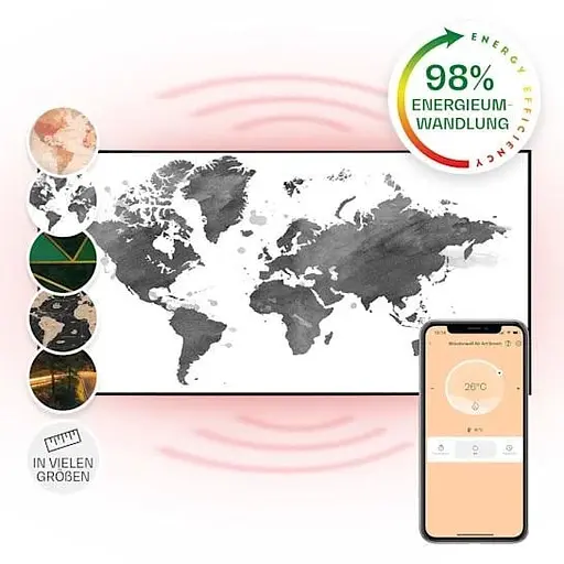 Инфракрасный обогреватель Klarstein Air Art Smart (10037871) - фото 5