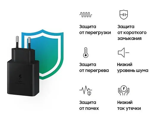 Зарядное устройство для Samsung Compact Power Adapter Блок питания EP-T4510 - фото 4