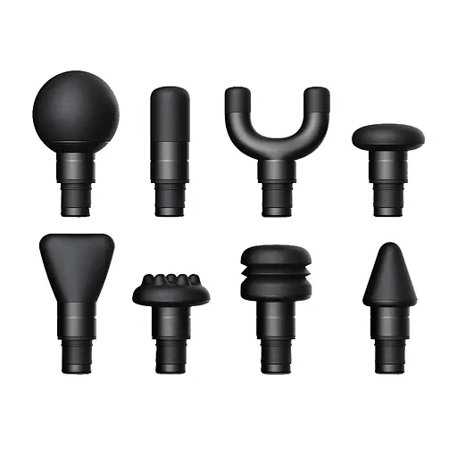 Ударний масажер для тіла Xiaomi Wolonow Massage Gun Pro (FGPRO-55) 8 насадок - фото 2