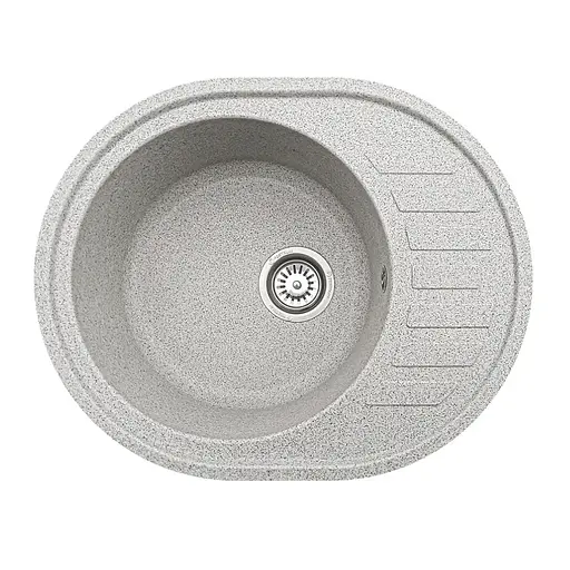 Кухонная мойка из искусственного камня овальная WiZ №11 620х500 мм (Терра)