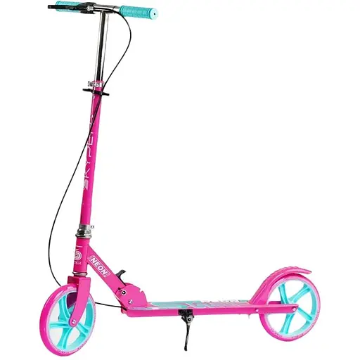 Самокат Skyper Neon 77-102х52х10 см Рожевий 000283531