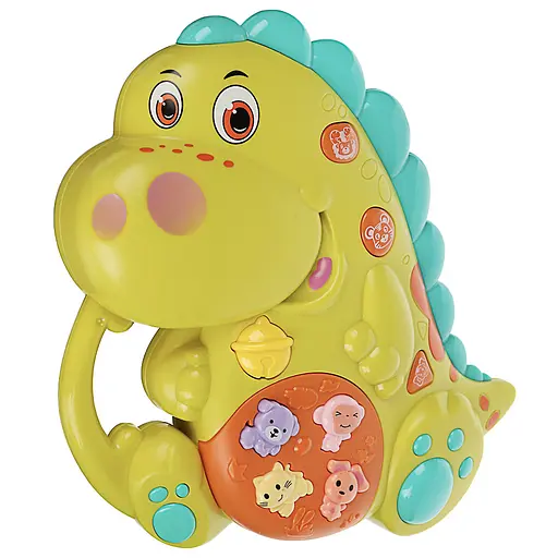 Детское пианино Динозавр FT 0009 на батареях Зеленый