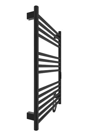 Электрический полотенцесушитель HF Greenwich 770x530 black matte 6.1.0302.06.BM, Черный матовый, универсальное (коннектор), Электронный - фото 3