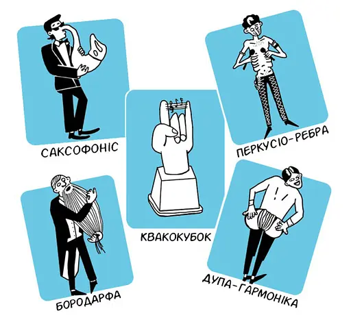 Настільна гра Feelindigo Квакнуті музики (Freaky Band) (укр.) (FI19030) - фото 5