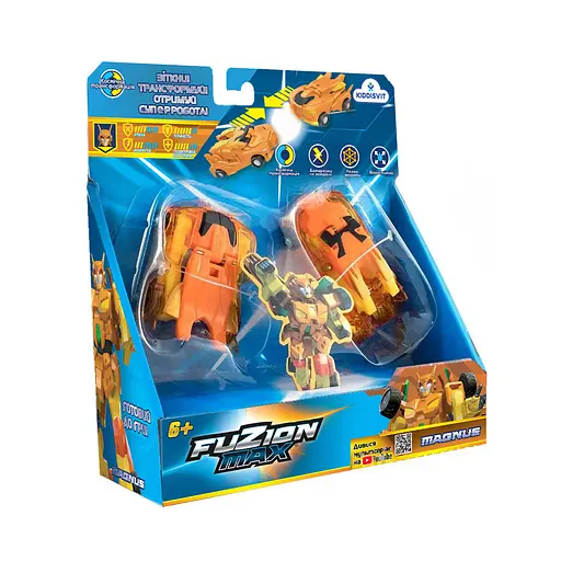 Игровой набор машинок-трансформеров Fuzion Max Магнус, 54002