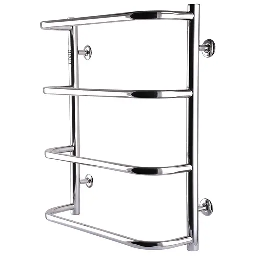 Водяна рушникосушка Unio LS W 600-500-4 Драбинка Скоба, Хром - фото 2