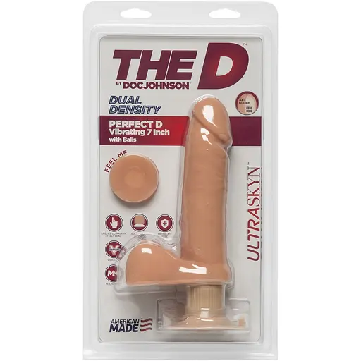 Фаллоимитатор Doc Johnson The D - Perfect D - Vibrating 7 Inch - фото 2