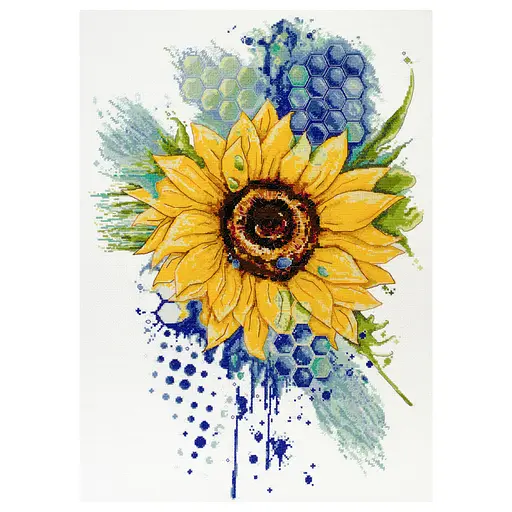 Набор для вышивки крестиком "Цвет Солнца" AH-182 41х21 см