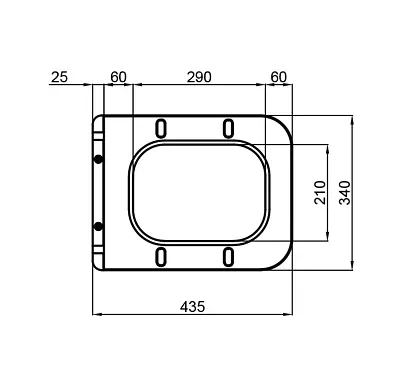 Сиденье для унитаза Mixxus Seat Cover Wave-2001 с микролифтом 430x338х35 мм MI6693, Белый - фото 2