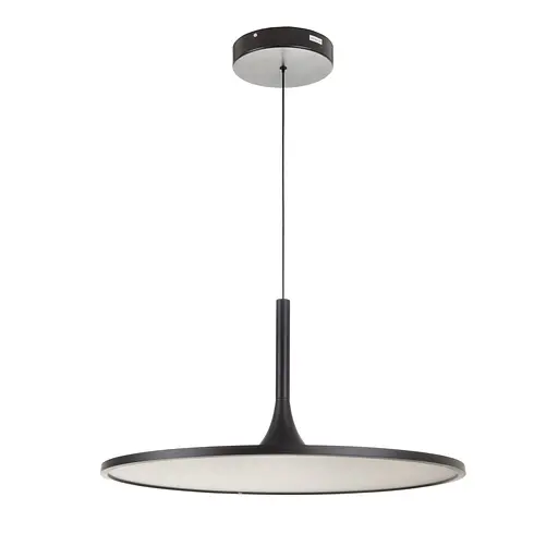 Светильник потолочный подвесной лофт светодиодный BL-830S/45W WW BK Brille 23-882