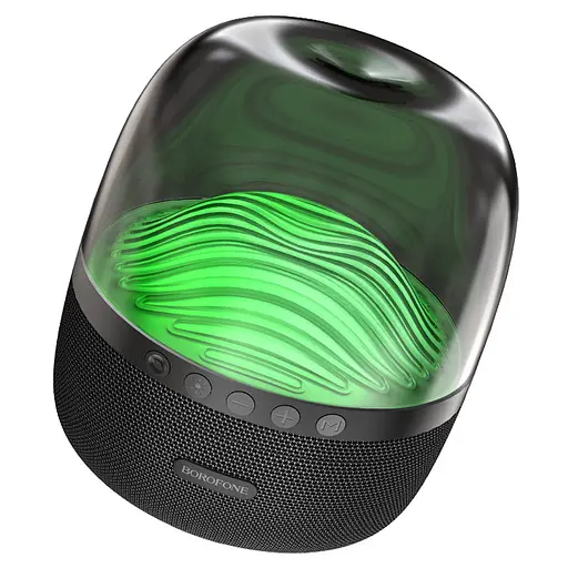 Bluetooth Колонка Borofone BP8 Glazed colorful luminous Чорний - фото 8