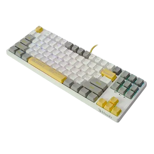 Клавиатура A4Tech S87 Bloody Energy RGB White - фото 1