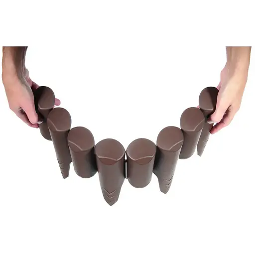 Палісад садовий Prosperplast Garden Border 2.5 м коричневий - фото 4