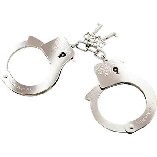 Металеві наручники Fifty Shades of Grey You Are Mine 267 см сріблястий