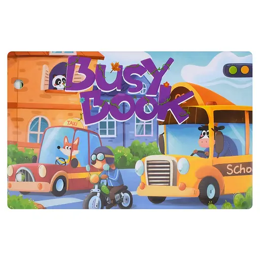 М'яка розвиваюча іграшка-книжечка "Busybook" Bambi YB-501-502-503-2 - фото 1