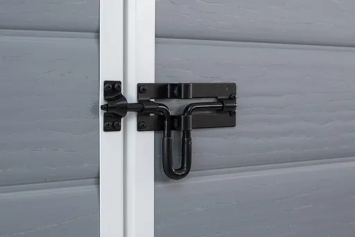 Садовый пластиковый домик Keter Manor 6x5 DD серо-белый - фото 4