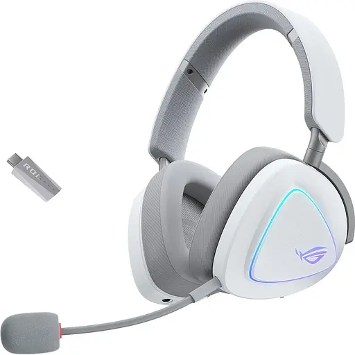 Ігрові навушники Asus ROG Delta II White (90YH03W0-BHUA10) [140889]