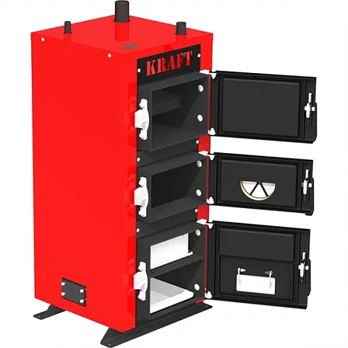 Твердопаливний котел Kraft серія К 24 з ручним керуванням - фото 3