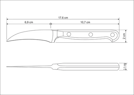 Ніж Tramontina Century для очищення шкірки 76 мм kuh0015812 - фото 6